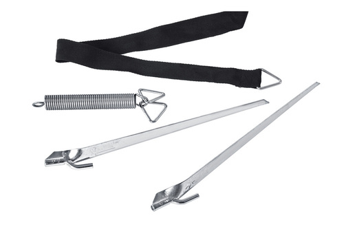 Kit di fissaggio tempesta per tende da sole, nero