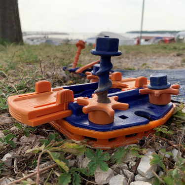 Peggy Peggy Piastra di ancoraggio Peggy Peggy Fix & Go, set da 1