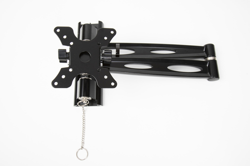 TV-Halter Simon Luxus XL - Schwarz glänzend