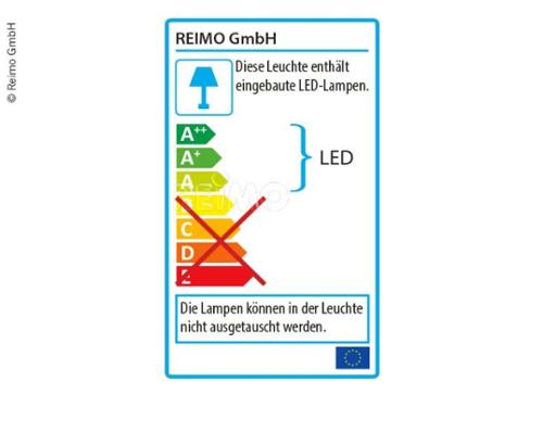 LED 12V armatuur 9LEDs, 2Watt wit, 100 Lumen, 248x64x35mm