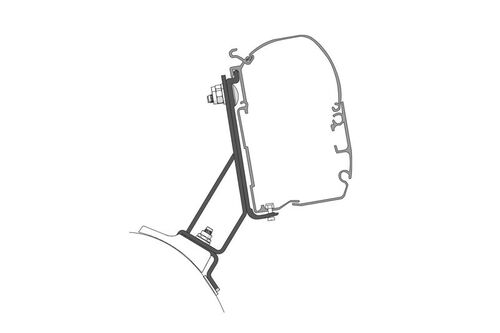 Markise sæt FIAMMA PSA F45S med adapter i sort