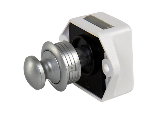 Cerradura a presión Mini - cromo mate