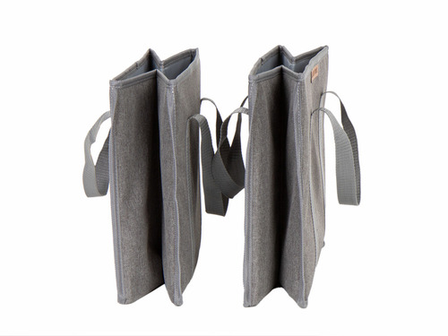 Boîtes pliantes avec poignées de transport - lot de 2