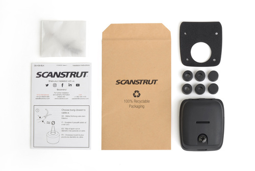 SCANSTRUT DS-HD6-BLK cable seal, black