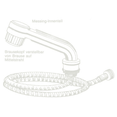 Douchearm Carletta Duschomat in grijs