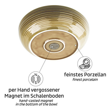 Porcelaanist magnetiline toidukauss - elevandiluu