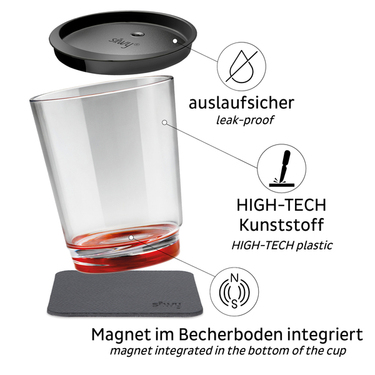 SILWY magnetiline joogitass MULTICOLOUR