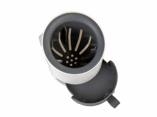 WC-harjan silikoni - valkoinen / harmaa