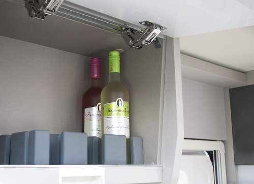 Purvario glas/fles houder, hoog, f. 6 glazen, flessen