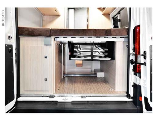 Zoombox 1, De opbergbox onder het bed, Hoogte: 20-38cm, Breedte: 75cm