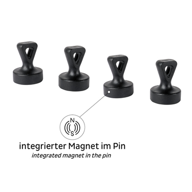 SILWY Magnet-Pins FLEX -