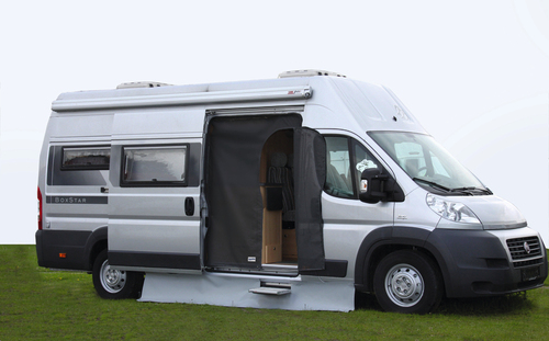 Porte coulissante moustiquaire pour Fiat Ducato ab 07, montage magnétique