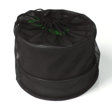 Camping-Kochgeschirr ELITE, 5-teilig schwarz, Grifffarbe: lime