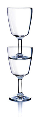 SAN SAN vin glass, sett med 2, 260 ml volum