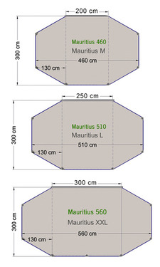RE-TENT sun canopy MAURITIUS -