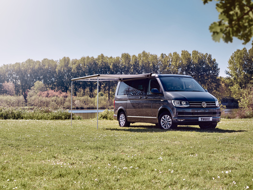 Thule Omnistor 5102 - Länge 2,6 m - Tuch Mystic Grey - Gehäuse Hellgrau