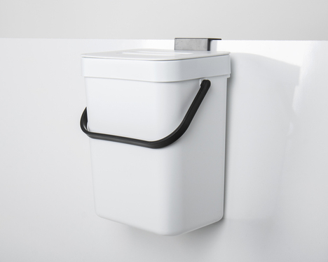 Mülleimer 3 Liter weiß