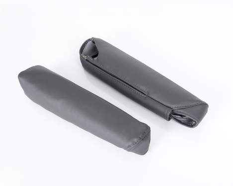 Protective cover armrest Fiat Ducato from 2007 - imitation leather - anthracite