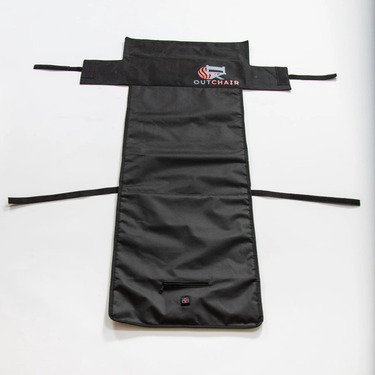 Lämmitetty tuoliteline, universaali, 120x42cm, sisältää akun + laturin