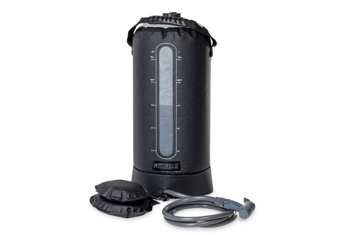 Campingdusche m. Fußpumpe