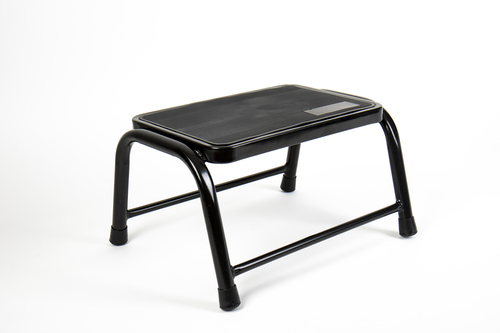 Ühendatud terasest, must pulbervärvitud. Kõrgus 25 cm,150kg koormatavus