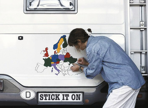 Europa Aufkleber Set