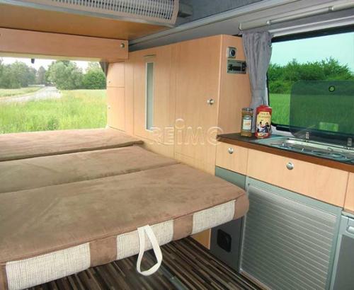 Møbelrække TrioStyle for VW T5/6 lang akselafstand, færdigdel uden teknik