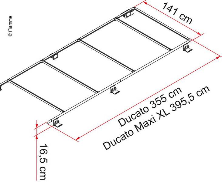 Dachreling Maxi XL Duc.07