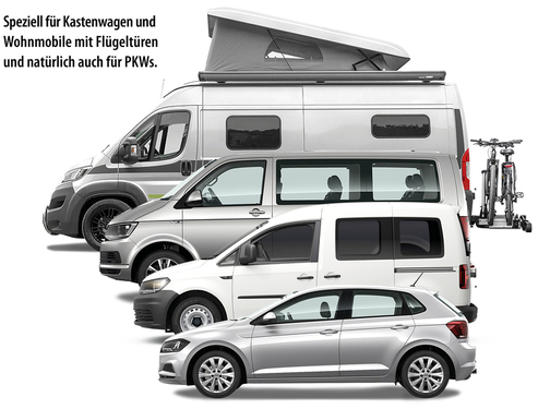 EUFAB SD 260 bagażnik z drzwiami skrzydłowymi na 2 rowery