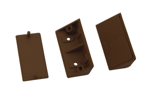 Set di connettori ad angolo con tappi di copertura