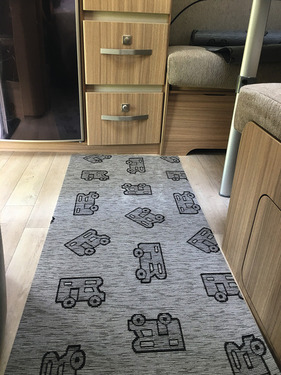 Wohnraumtepp.150x52 grau