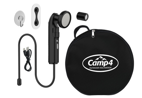 Campingdusche mit Akku-Handbrause