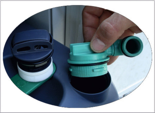 SOG-Entlüftungsset Typ G Filtergehäuse weiß