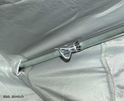 Barre de renfort en 4 parties, 215cm, 14x1mm, acier