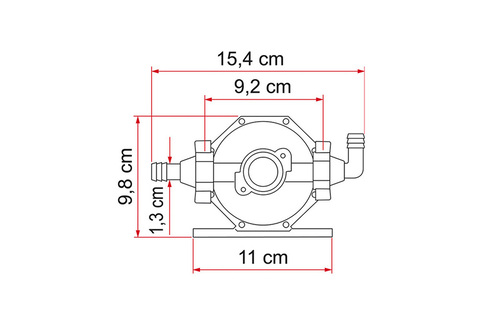 Fiamma pressure equalization vessel - A20