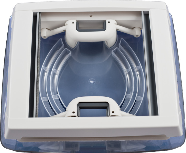 Dachhaube Vision Vent S pro 28x28cm weiß, Rauchglas, Doppelplissee