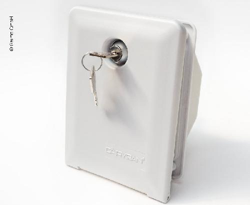 Wasser/Gassteckdose weiß