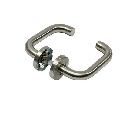Set leva porta a forma di U, acciaio
