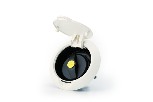 Füllstutzen Diesel weiß