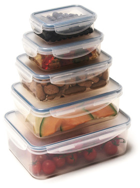 Storage cans and food storage cans, 5,74l transparent