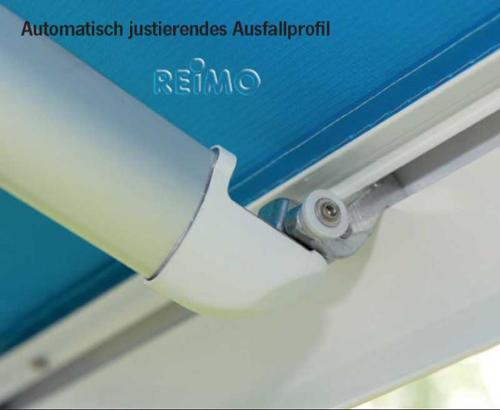 Dometic Wandmarkise Perfect Wall 1500, Gehäuse: weiß Farbe: Horizon Grey