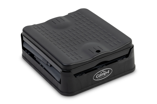 Klapptoilette S grau/schw