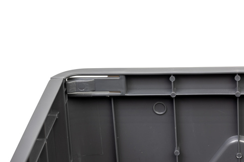 Klapptoilette S grau/schw