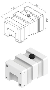 Trinkwasserkonformer Universaltank - 33 l