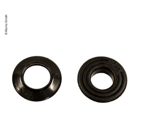 Plastic-eyelets 15mm, 12 pieces