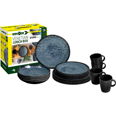 Melamine tableware set Venetian - 16 pieces - For 4 persons