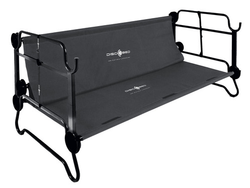 XL emeletes ágy oldalsó zsebekkel - antracit színben