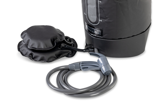 Campingdusche m. Fußpumpe