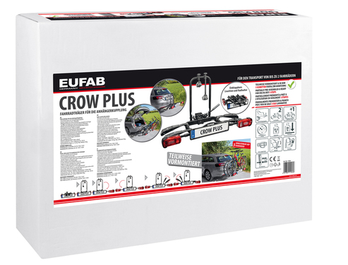 Wyciągany uchwyt rowerowy EUFAB CROW PLUS .