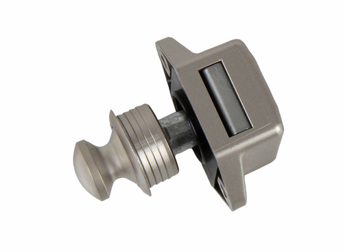 Push Lock Mini - Möbelschloß Silber